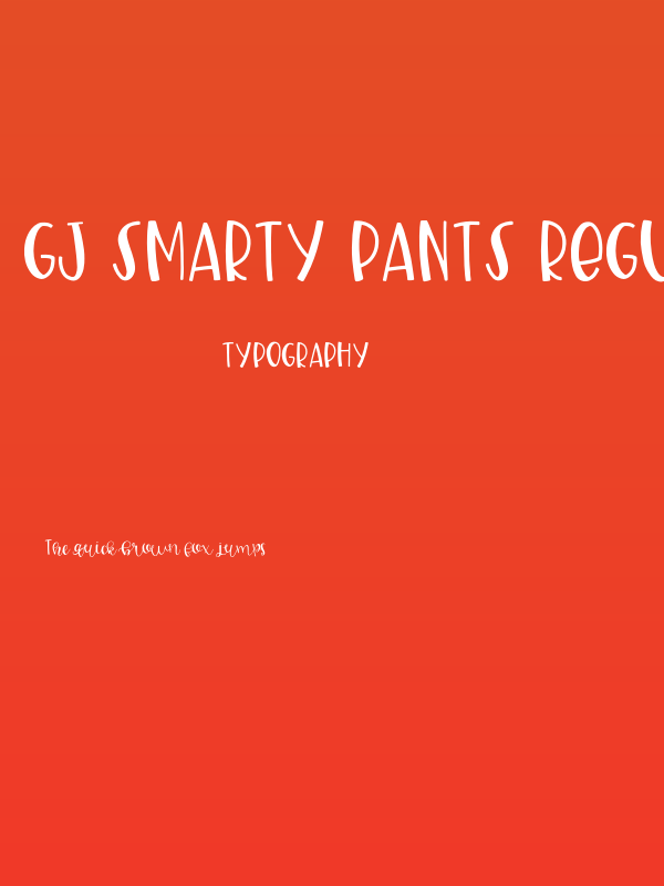 GJ Smarty Pants Regular Poster
