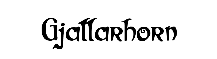 Gjallarhorn  Descarca Fonturi Gratis
