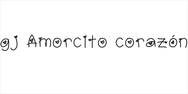 gj Amorcito corazón Logo