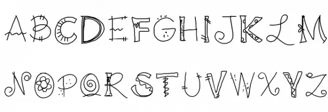 gj loquita por ti Font UPPERCASE