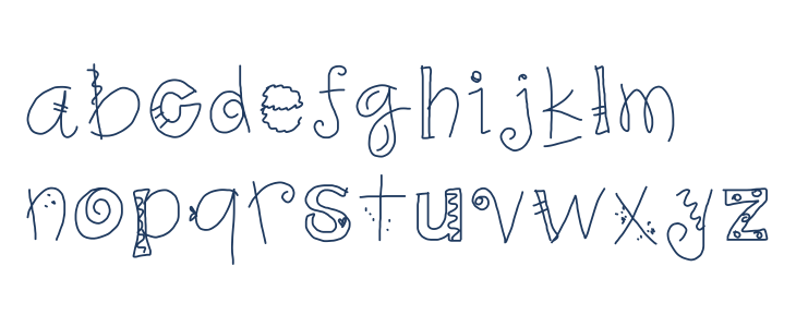 gj loquita por ti Lowercase