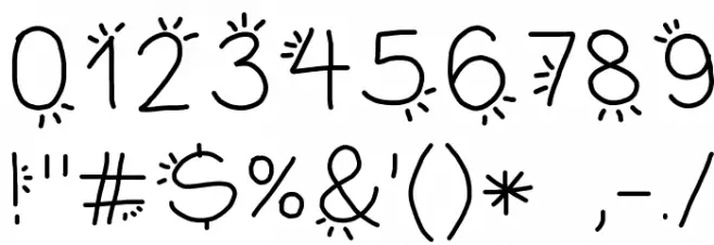 gj no culpes a la playa Font OTHER CHARS