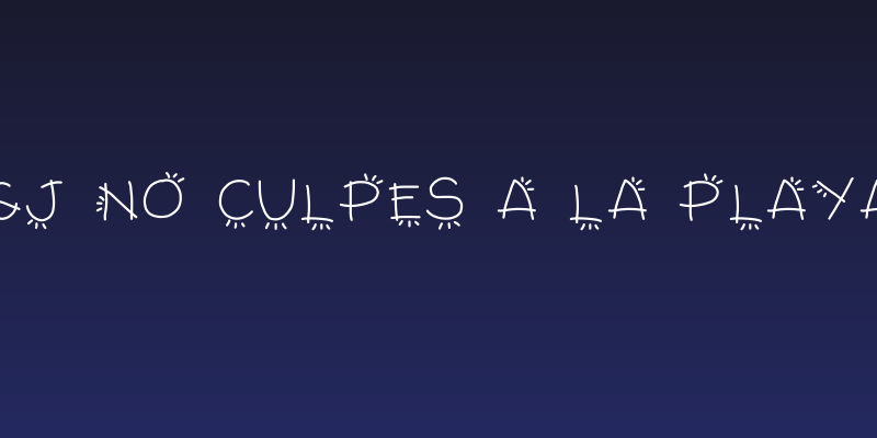 gj no culpes a la playa Social Header