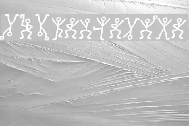 GL-DancingMen Font examples