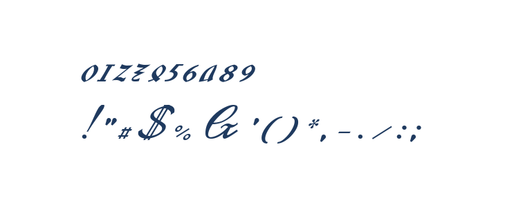 GL-GermanCurU1AY Regular Other Characters