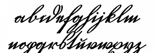 GL-GermanCurU1AY Regular フォント 小文字