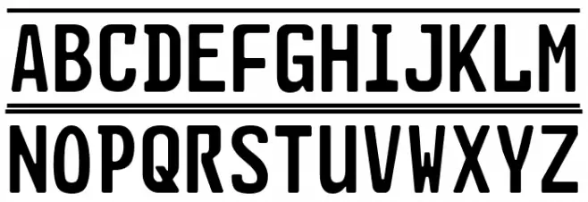 GL-Nummernschild-Eng Caratteri MAIUSCOLE