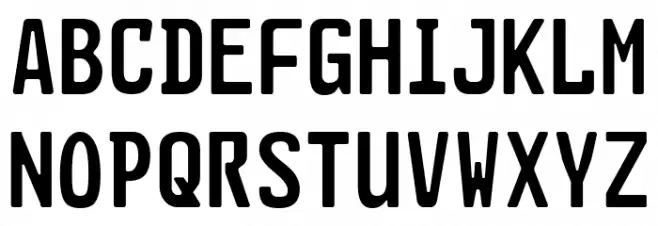 GL-Nummernschild-Eng Fonte MAIÚSCULAS