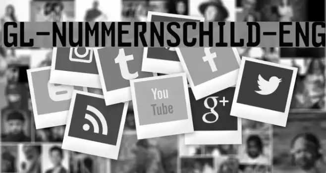 GL-Nummernschild-Eng Font examples