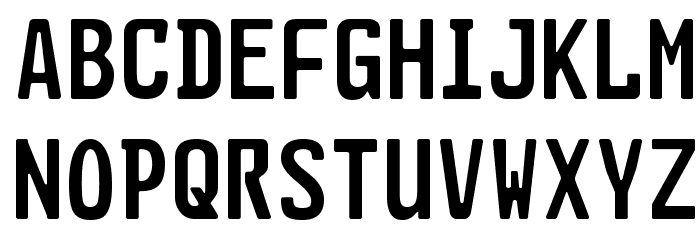 GL-Nummernschild-Eng Font LOWERCASE