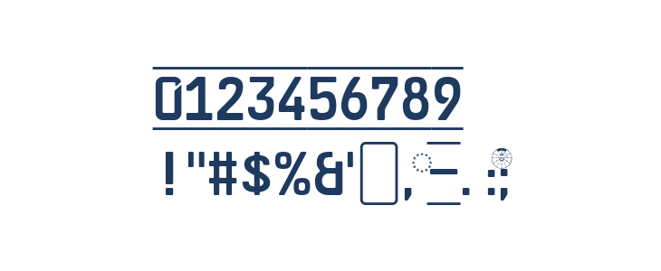 GL-Nummernschild-Mtl-Italic Other Characters