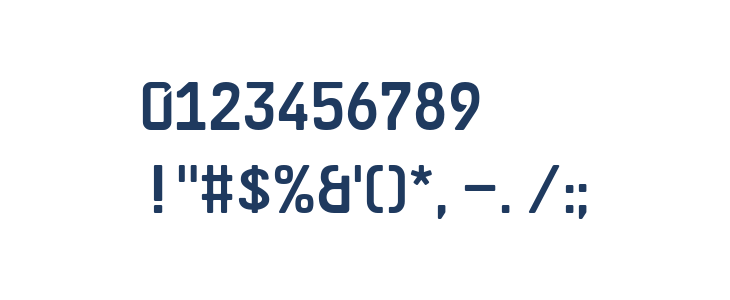 GL-Nummernschild-Mtl Other Characters