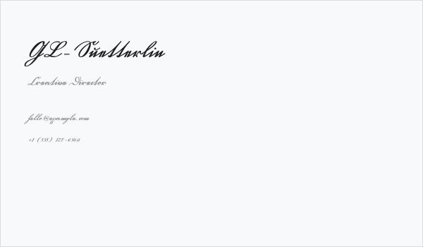 GL-Suetterlin Business Card