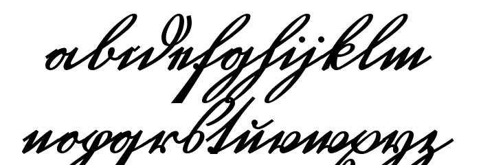 GL-Suetterlin Font LOWERCASE
