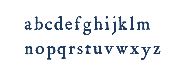 GL-Tsukiji-4go Regular Lowercase