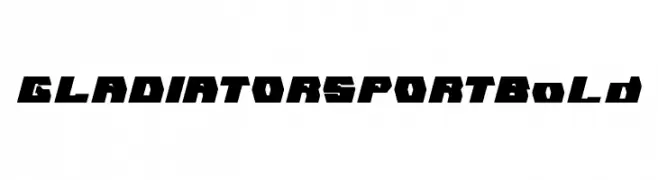 GLADIATOR SPORT Bold  Fuentes Gratis Descargar