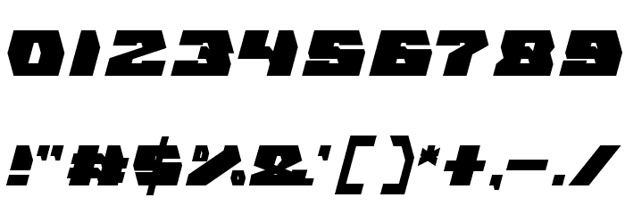 GLADIATOR SPORT Bold Font OTHER CHARS