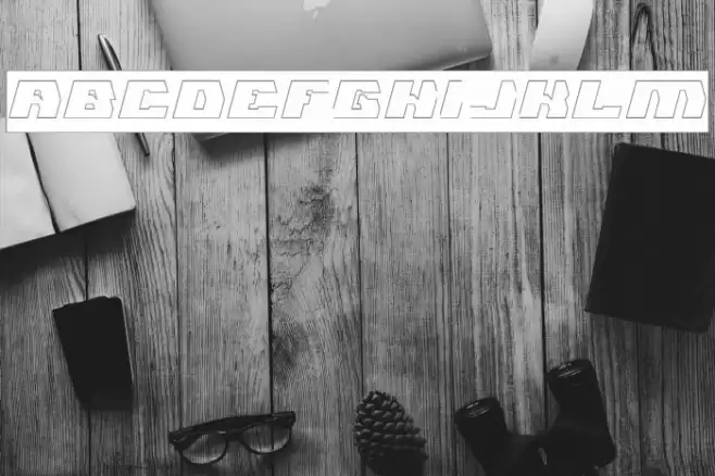 GLADIATOR SPORT-Hollow-Inverse Font examples