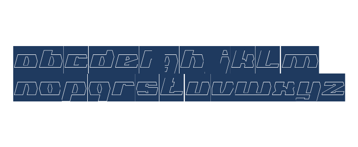 GLADIATOR SPORT-Hollow-Inverse Lowercase