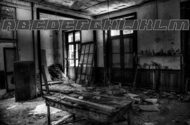 GLADIATOR SPORT-Hollow Font examples