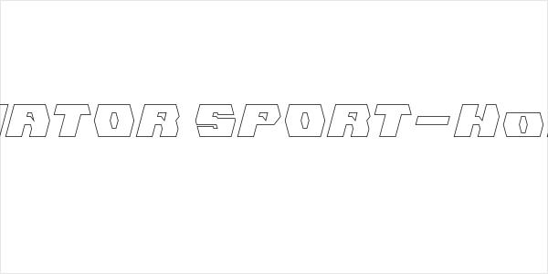 GLADIATOR SPORT-Hollow Logo