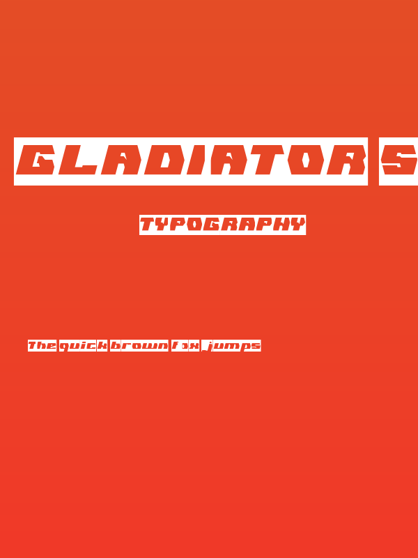 GLADIATOR SPORT-Inverse Poster