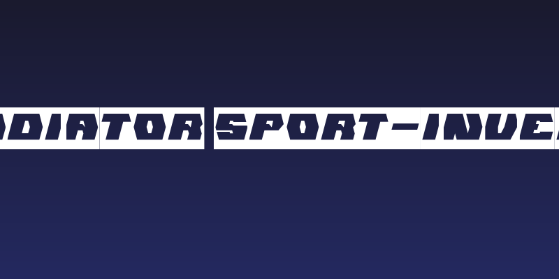 GLADIATOR SPORT-Inverse Social Header
