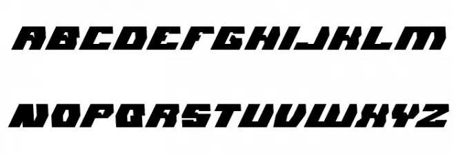 GLADIATOR SPORT Italic Fonte MAIÚSCULAS
