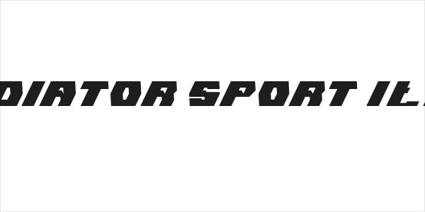 GLADIATOR SPORT Italic Logo