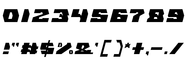 GLADIATOR SPORT-Light Font OTHER CHARS
