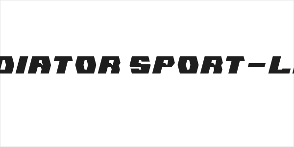 GLADIATOR SPORT-Light Logo