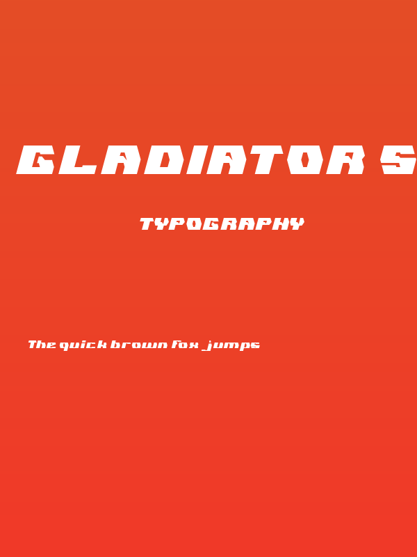GLADIATOR SPORT-Light Poster