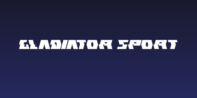 GLADIATOR sport Social Header