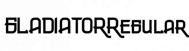 GLADIATORRegular  font caratteri gratis