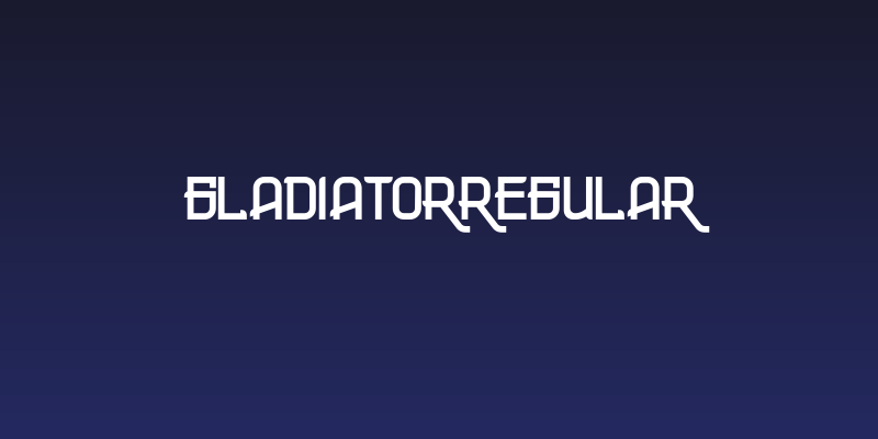 GLADIATORRegular Social Header