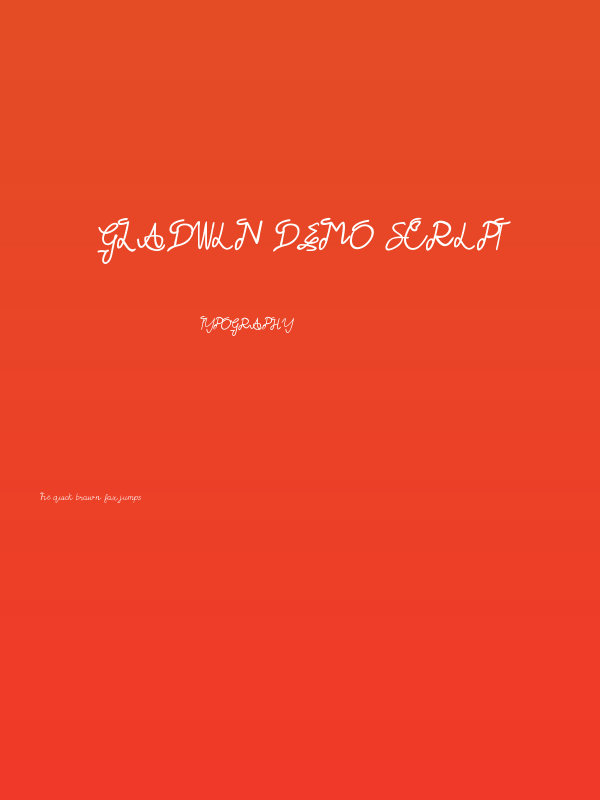 GLADWIN DEMO Script Poster