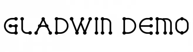 GLADWIN DEMO  Fuentes Gratis Descargar