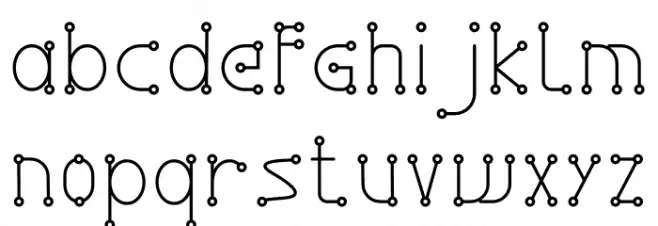 GLADWIN Light Schriftart Kleinbuchstaben