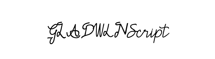GLADWIN Script  Free Fonts Download