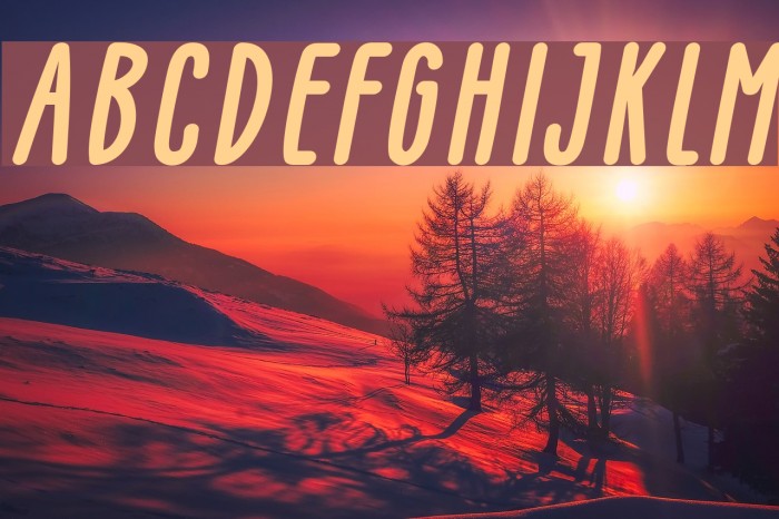 GLARESOME Bold Italic Font examples
