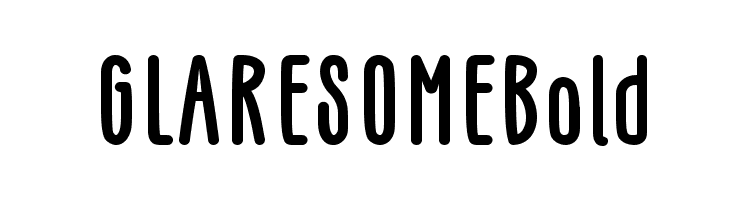 GLARESOME Bold  Frei Schriftart Herunterladen