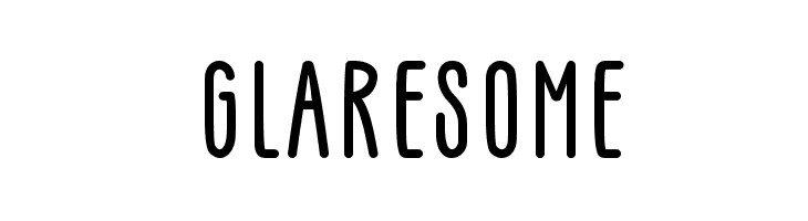 GLARESOME  Free Fonts Download