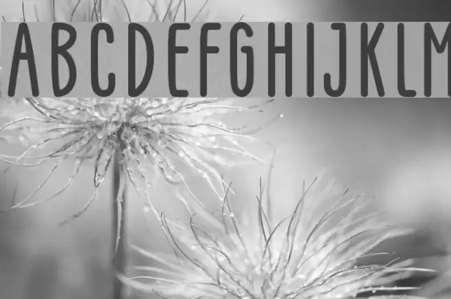 GLARESOME Font examples