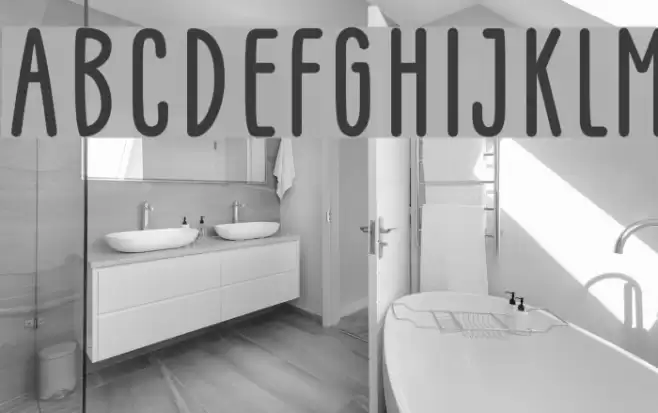 GLARESOME Font examples