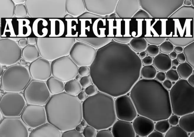 GLASTER Font examples