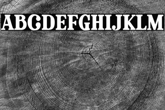 GLASTER Font examples