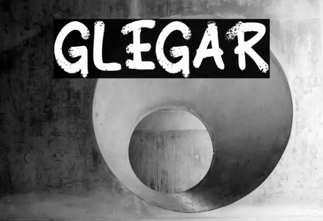 GLEGAR Font examples