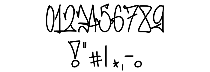 GLHF Font OTHER CHARS