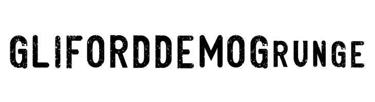GLIFORD DEMO Grunge Font
