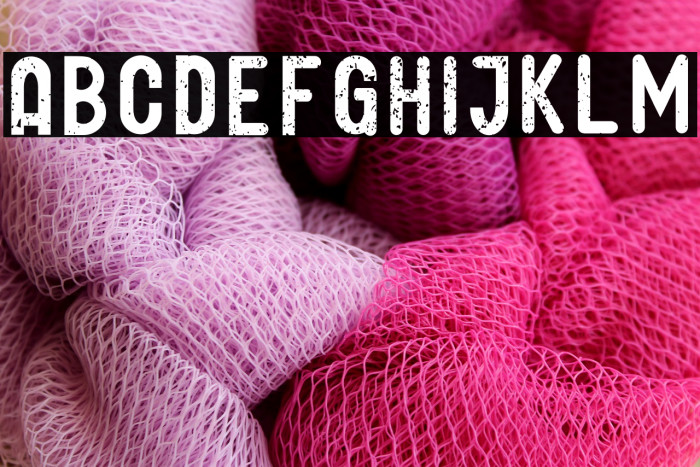 GLIFORD DEMO Grunge Font examples